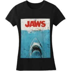 Jaws Poster By Rock Rebel Women's Tee Junior Top