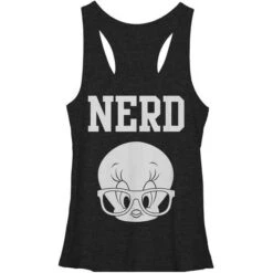 Looney Tunes Tweety Nerd Womens Tank
