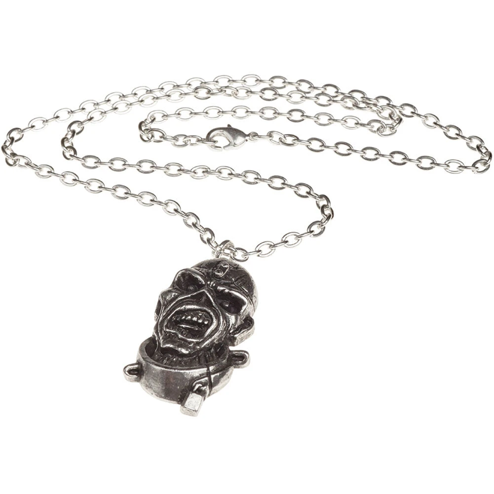 Iron Maiden Piece Of Mind Eddie Pendant Necklace 2 Iron Maiden Piece Of Mind Eddie Pendant Necklace - Image 2
