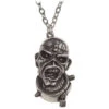 Iron Maiden Piece Of Mind Eddie Pendant Necklace