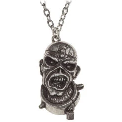Iron Maiden Piece Of Mind Eddie Pendant Necklace