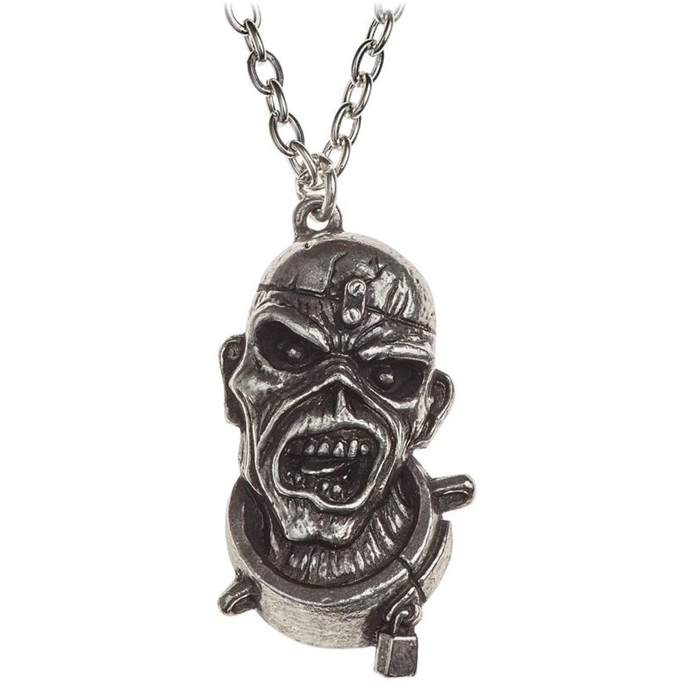 Iron Maiden Piece Of Mind Eddie Pendant Necklace 1 Iron Maiden Piece Of Mind Eddie Pendant Necklace