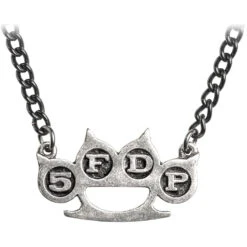 Knuckle Duster Pendant Necklace