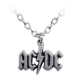 AC/DC Lightning Logo Necklace