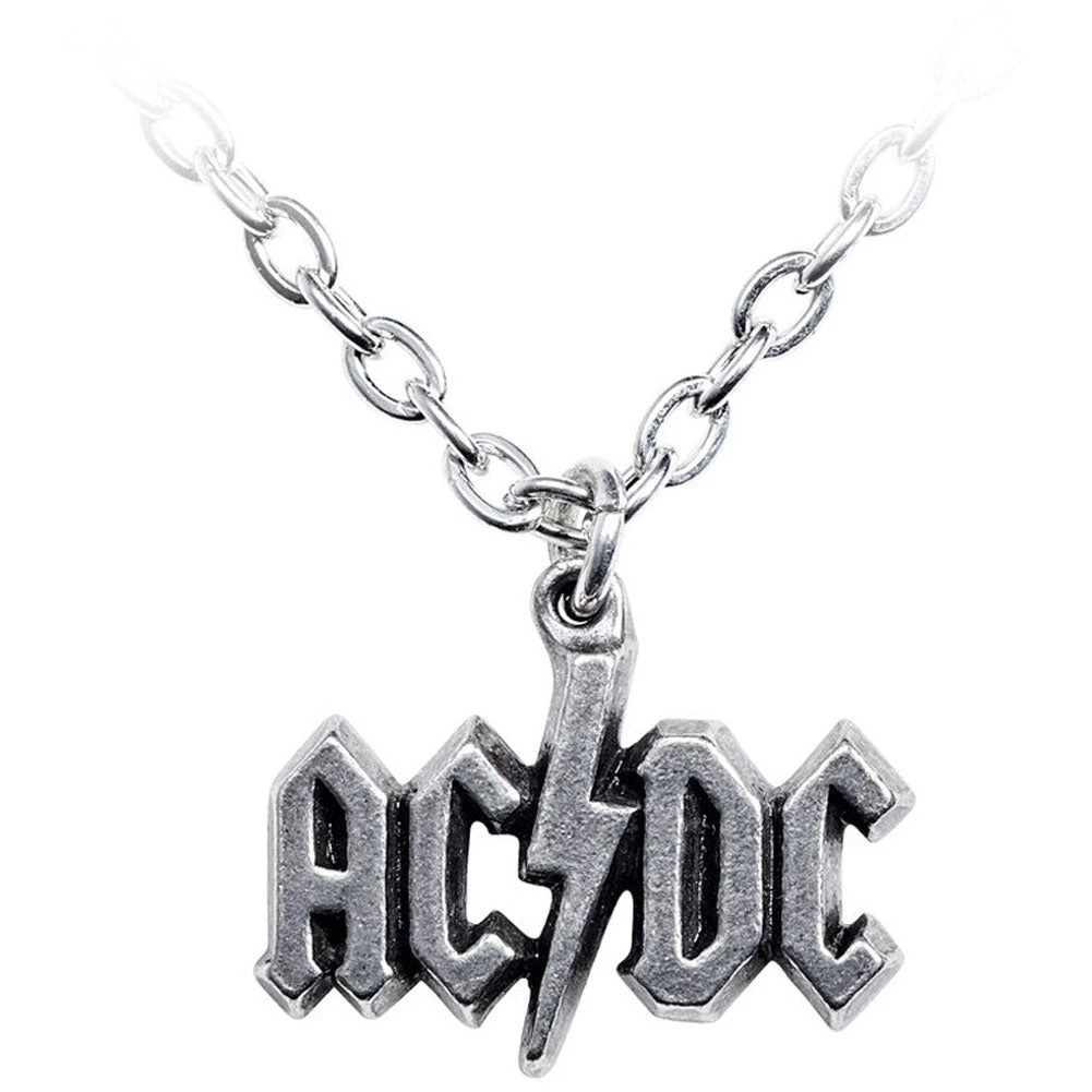 AC/DC Lightning Logo Necklace 1 AC/DC Lightning Logo Necklace