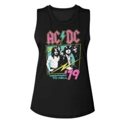 AC/DC Neon Highway Womens Tank
