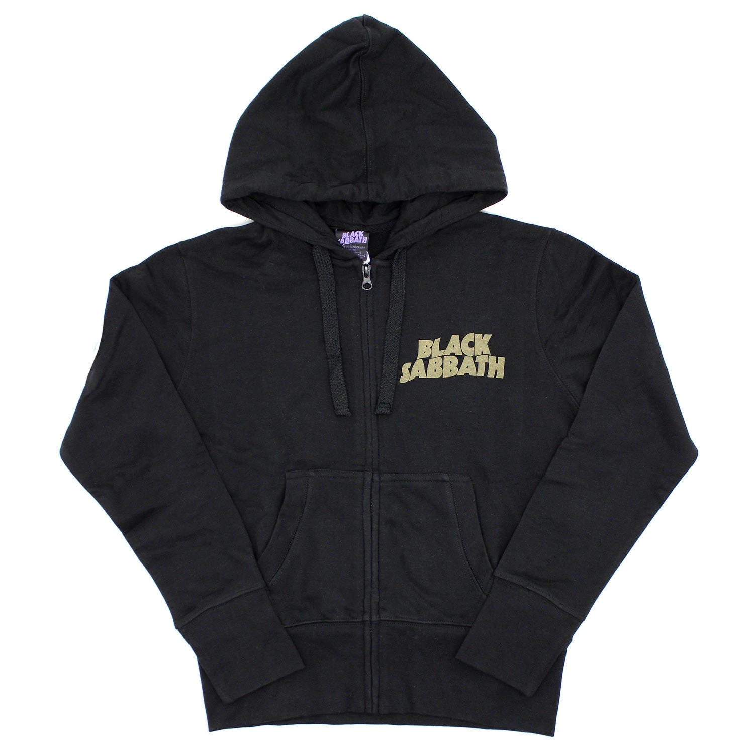 Black Sabbath Tour 1978 (Back Print) Ladies Zipped Hoodie Junior Top 1 Black Sabbath Tour 1978 (Back Print) Ladies Zipped Hoodie Junior Top