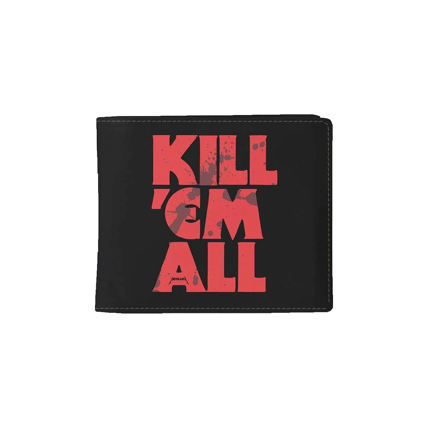Metallica Kill Em All Blood Wallet Bi-Fold Wallet 1 Metallica Kill Em All Blood Wallet Bi-Fold Wallet