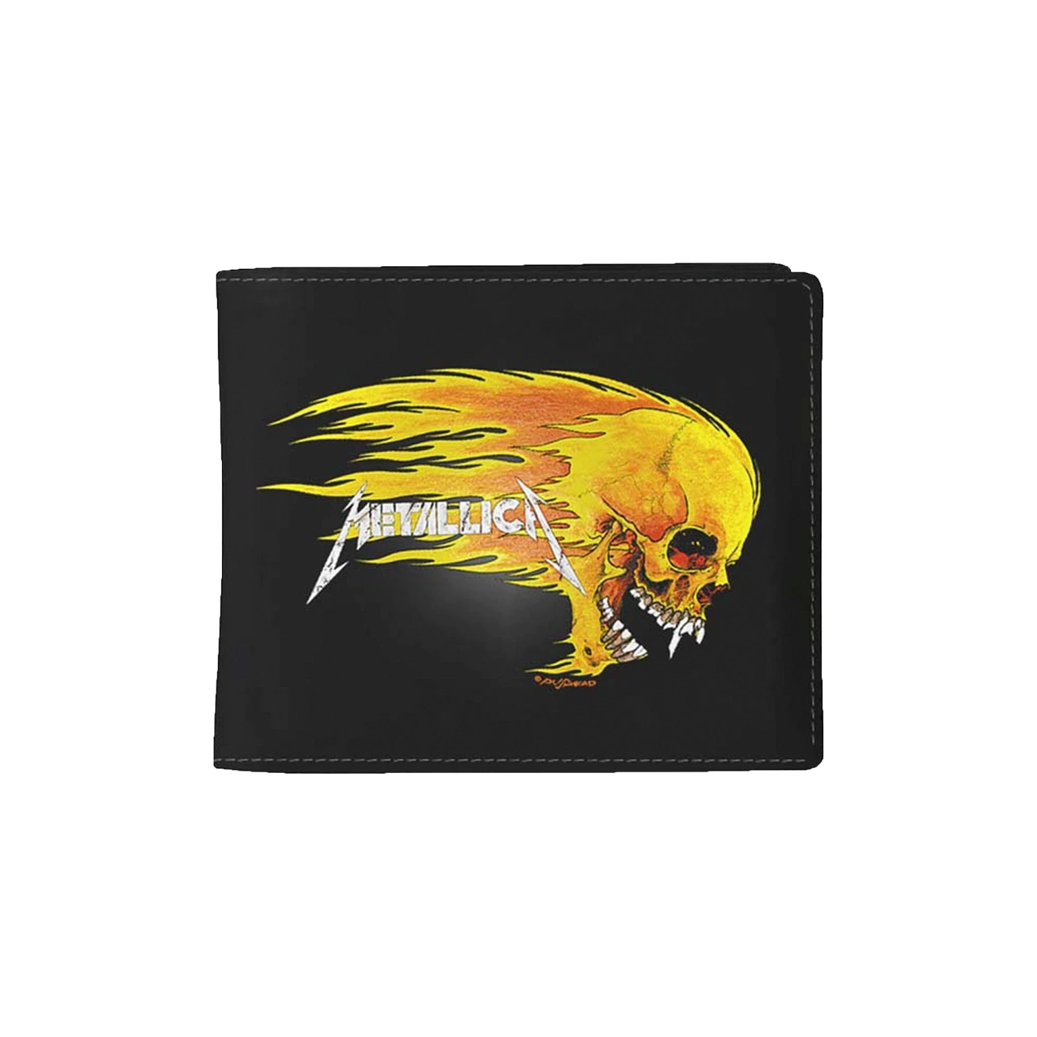 Metallica Pushead Flame Wallet Bi-Fold Wallet 1 Metallica Pushead Flame Wallet Bi-Fold Wallet