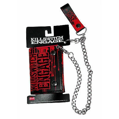 Zombie Black Faux Leather Trifold Chain Wallet Tri-Fold Wallet 1 Zombie Black Faux Leather Trifold Chain Wallet Tri-Fold Wallet