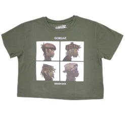 Demon Days Ladies Crop Top Junior Top