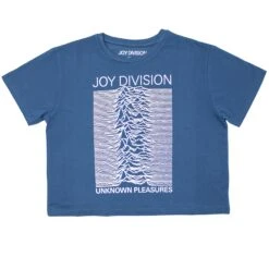 Unknown Pleasures Ladies Crop Top Junior Top