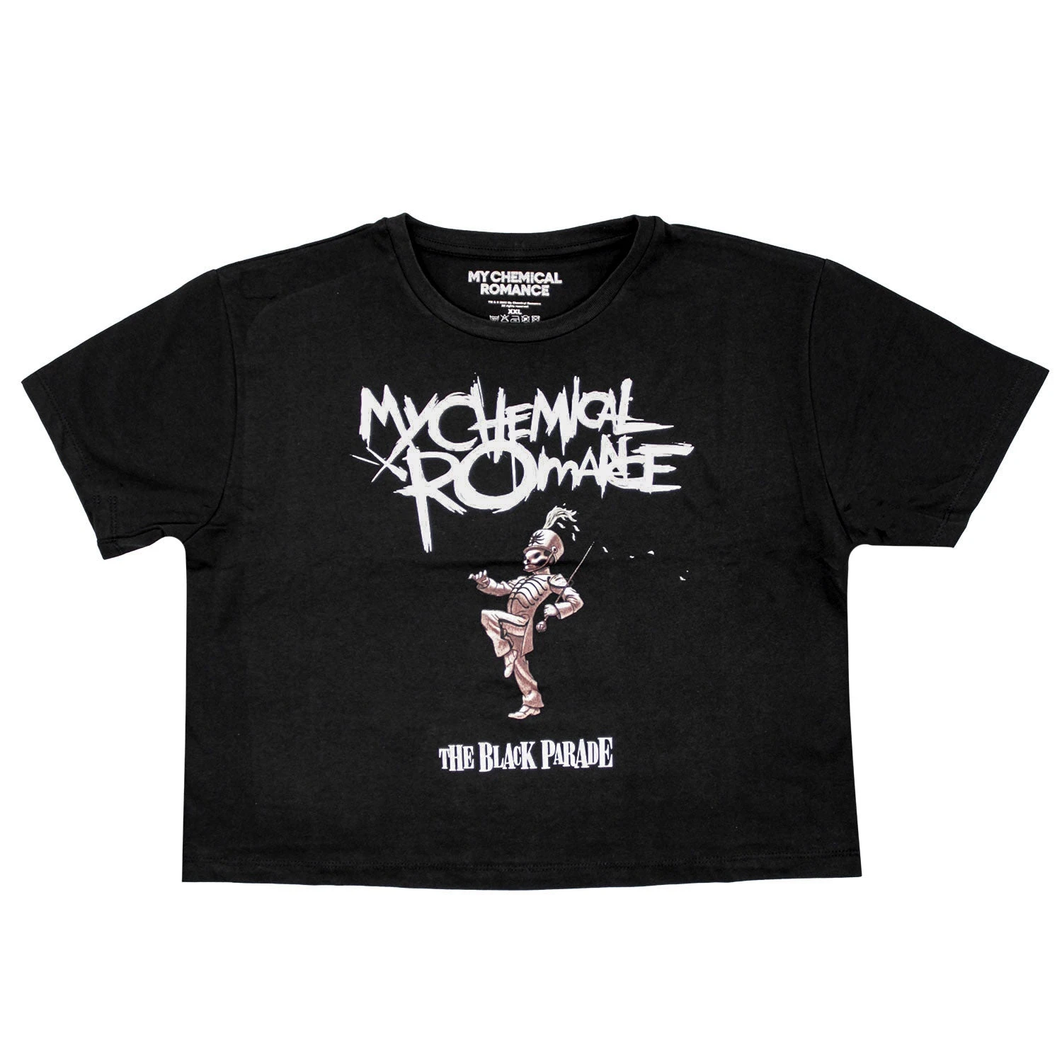 The Black Parade Ladies Crop Top Junior Top 1 The Black Parade Ladies Crop Top Junior Top
