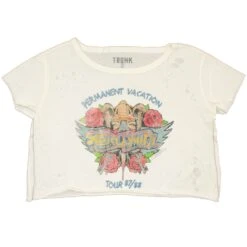 Permanent Vacation By TRUNK LTD Crop Top Junior Top