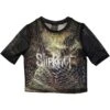 Slipknot The End So Far Profile (Back Print) Ladies Mesh Crop Top Junior Top